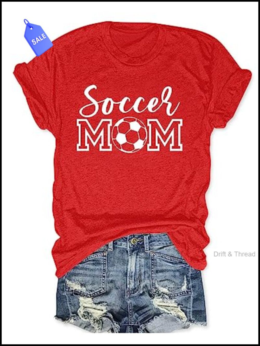 Soccer Mom Graphic Tee Crewneck Short Sleeve Women's T-Shirt